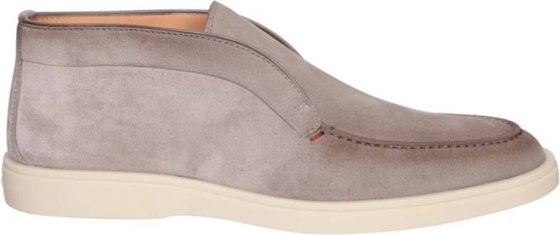 Santoni Tortora Desert Boot Stijlvol en Comfortabel Beige Heren