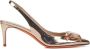 SANTONI Pumps Dames 70465 Maat: 39 Materiaal: Leer Kleur: Goud - Thumbnail 1