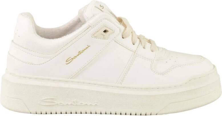 Santoni Schoenen White Dames