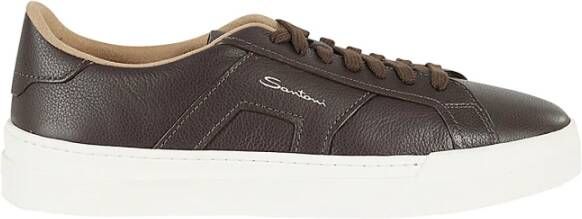 Santoni SF6 Stijlvolle Sneakers Brown Heren