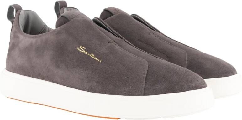 Santoni Sneaker Grijs Heren