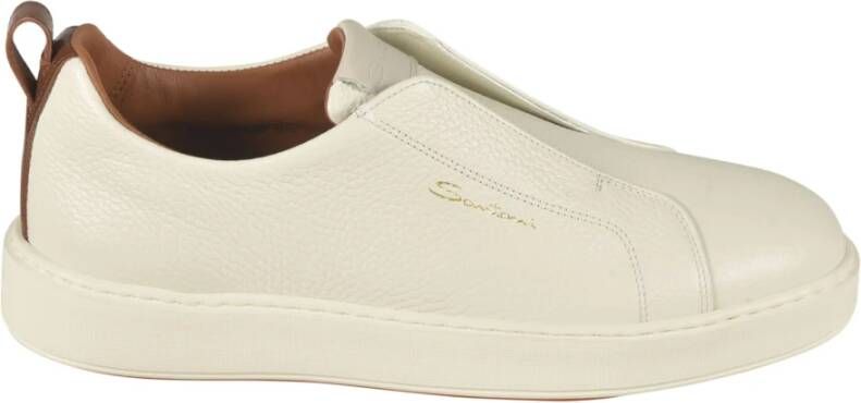 Santoni Sneakers Beige Heren