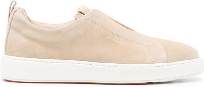 Santoni Sneakers Beige Heren