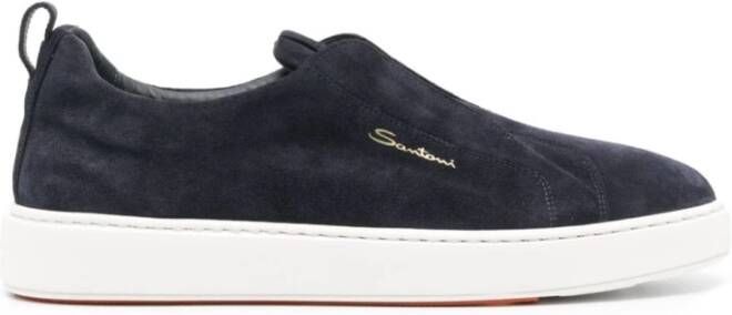 Santoni Sneakers Blue Heren