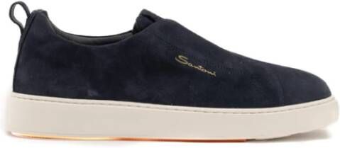 Santoni Sneakers Blue Heren