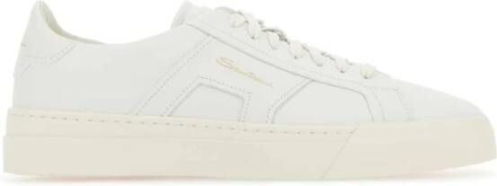 Santoni Sneakers Wit Heren