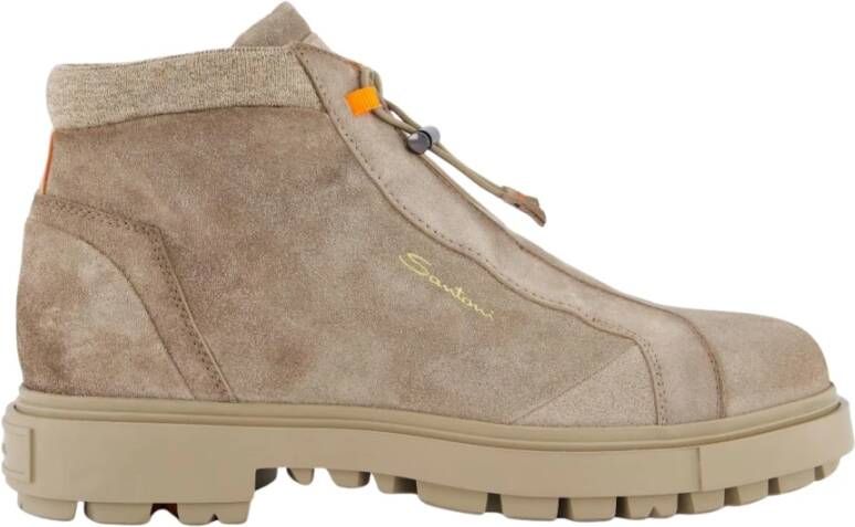 Santoni St Moritz Heren Stijlvolle Schoenen Beige Heren