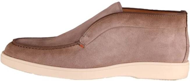 Santoni Stijlvolle Heren Loafers Beige Heren