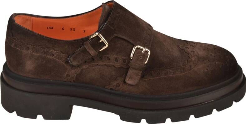 Santoni Stijlvolle heren loafers Brown Heren