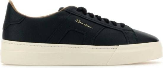 SANTONI Sneakers Heren Mbgt21967 Maat: 41 5 42 Materiaal: Leer Kleur: Blauw