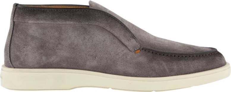 Santoni Stijlvolle schoenen voor heren in Detroit Gray Heren