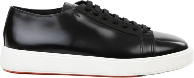 Santoni Stijlvolle Sneakers Black Heren