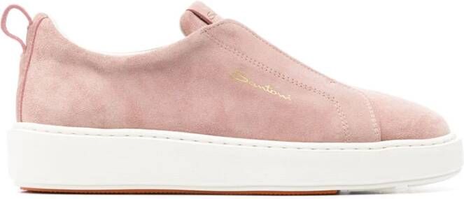 Santoni Stijlvolle Sneakers voor Mannen Pink Dames