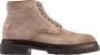 Santoni Suede Brogue Wandelschoenen Brown Heren - Thumbnail 1