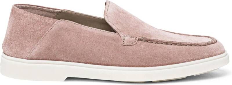 Santoni Suède Loafer voor vrouwen Pink Dames