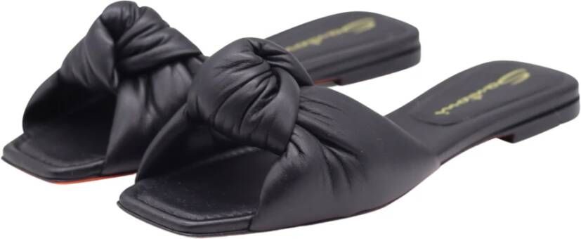 Santoni Teenslippers & Sliders Zwart Dames