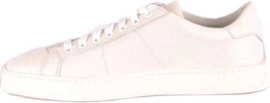 Santoni Verhoog je sneaker game met leren sneakers White Heren