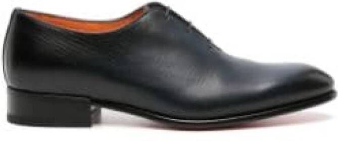 Santoni Vervaagd-effect Leren Oxford Schoenen Brown Heren