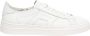 Santoni Witte Leren Sneakers Rubberen Zool White Heren - Thumbnail 1