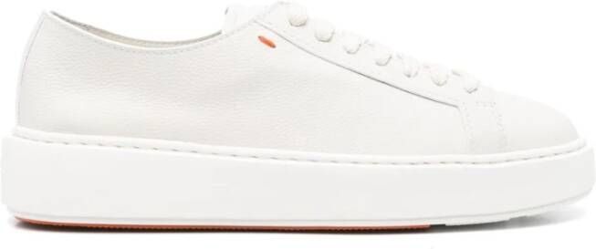 Santoni Witte Sneakers White Dames