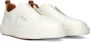 SANTONI Lage Sneakers Heren 21959 Led Maat: 42 Materiaal: Leer Kleur: Wit - Thumbnail 1