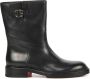 SANTONI Enkellaarsjes Dames 70562 Maat: 38 5 Materiaal: Leer Kleur: Zwart - Thumbnail 1