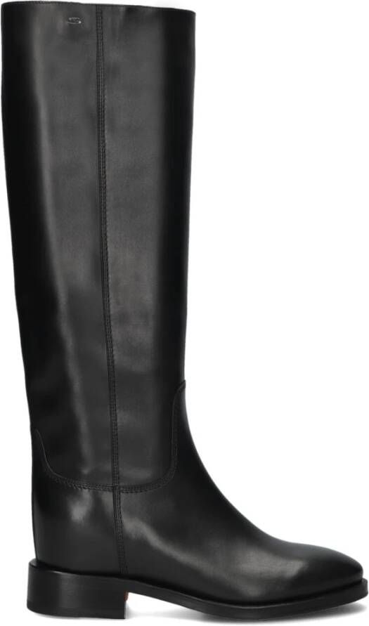 Santoni Zwarte Hoge Laarzen Vrouwen Wshm58900bj2b Black Dames