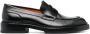 Santoni Zwarte leren loafers voor vrouwen Black Dames - Thumbnail 1