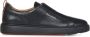 Santoni Zwarte Sneakers Luxe Comfort Stijl Black Heren - Thumbnail 1