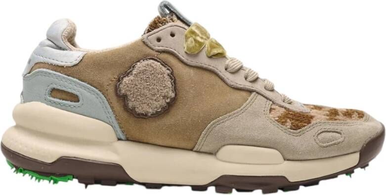 Satorisan Beige Sneaker Chacrona Suede Beige Dames