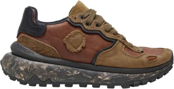 Satorisan Bruine Sneakers met Metta Love Zool Brown Heren