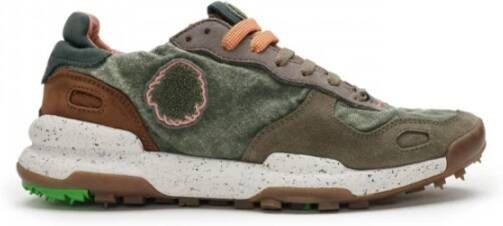 Satorisan Groene Sneakers Multicolor Heren