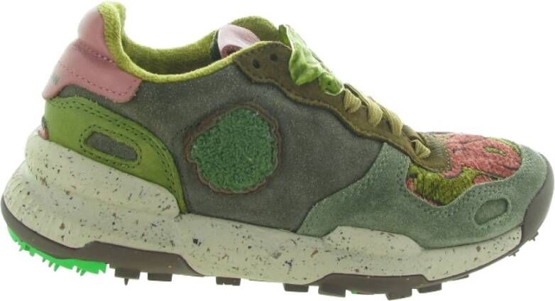 Satorisan Groene Killim Luipaard Schoenen Green