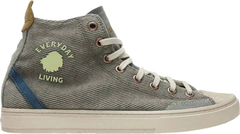 Satorisan Koto Mid Sneakers Green Heren