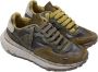 Satorisan Groene Leren Sneakers met Metta Love Zool Multicolor Heren - Thumbnail 1