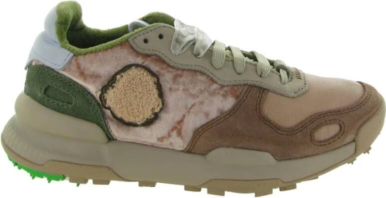 Satorisan Warm Taupe Leren Court Schoenen Multicolor Dames