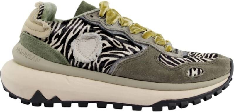 Satorisan Zebra Print Casual Sneakers Multicolor Dames