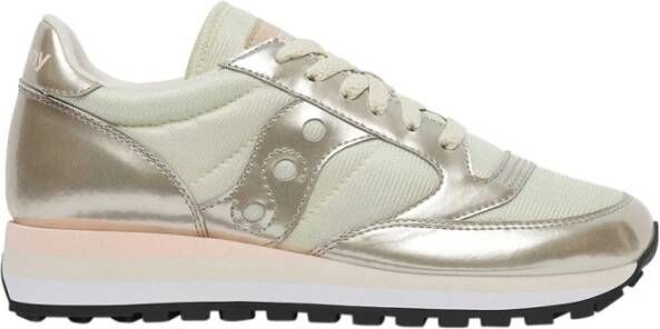 Saucony Beige Jazz Triple Sneakers voor vrouwen Beige Dames