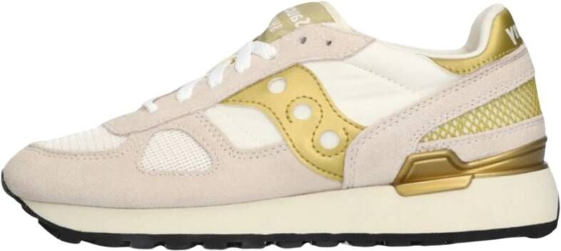 Saucony Stabiliserende Suède Sneakers voor Dames White Dames