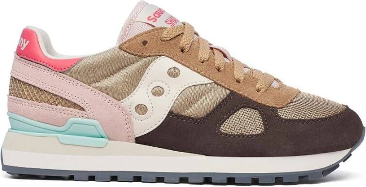 Saucony Beige Sneakers met EVA-demping Beige Dames