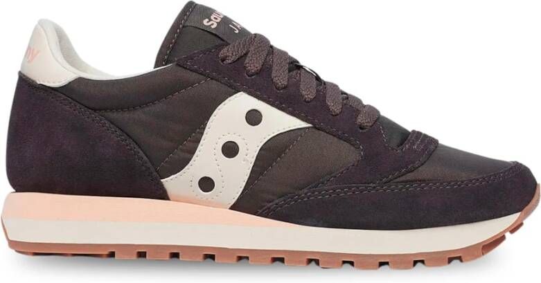 Saucony Bruine Jazz Origin Sneakers Lichtgewicht Stijl Brown Dames