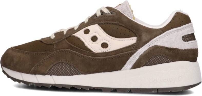 SAUCONY Lage Sneakers Shadow 6000 M Maat: 42 Materiaal: Suède Kleur: Bruin