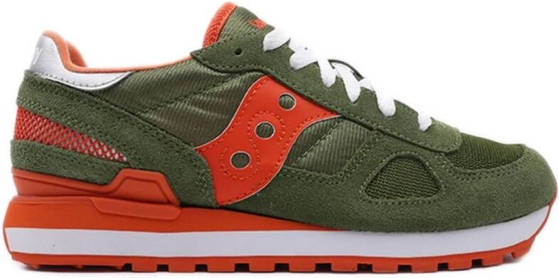 Saucony Casual Sneaker met 100% samenstelling Green Heren