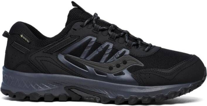 Saucony Grid Peak Gore-Tex Zwarte Schoenen Black Heren