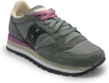 Saucony Grijze Sneakers Triple Tussenzool Comfort Gray Dames