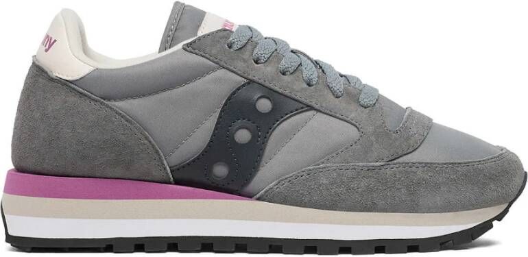 Saucony Grijze Sneakers Lichtgewicht Triple Tussenzool Beperkte Oplage Gray Dames