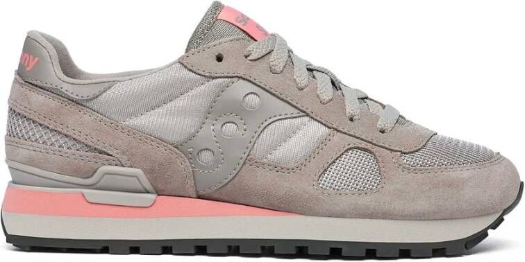 Saucony Grijze Sneakers met Wolkeneffect Tussenzool Gray Dames