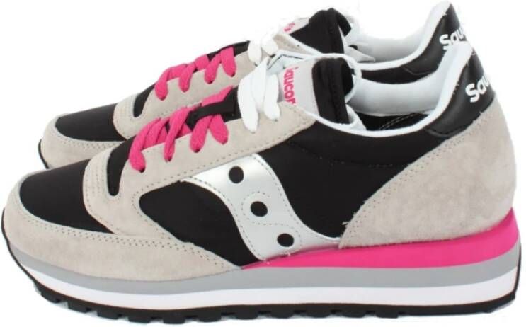 Saucony Grijze zwarte Jazz Triple Sneakers voor dames Multicolor Dames