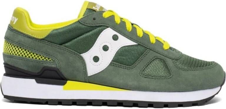 Saucony Groene Originele Sneakers met Logo Green Heren