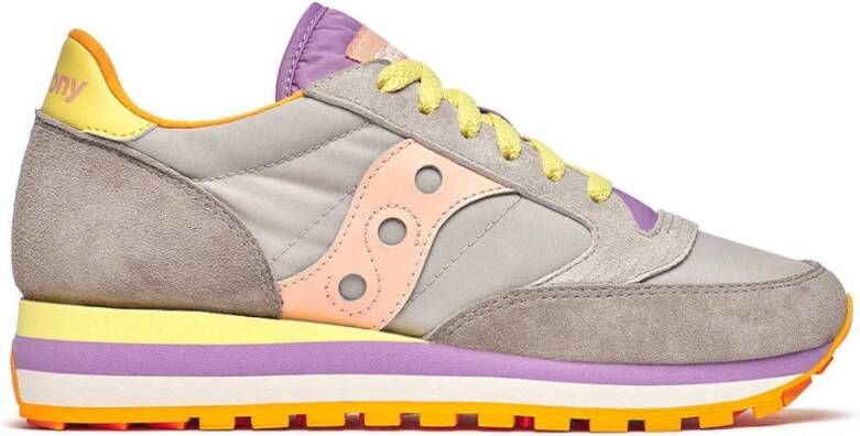 Saucony Jazz Triple Sneaker Grijs Persik Gray Dames